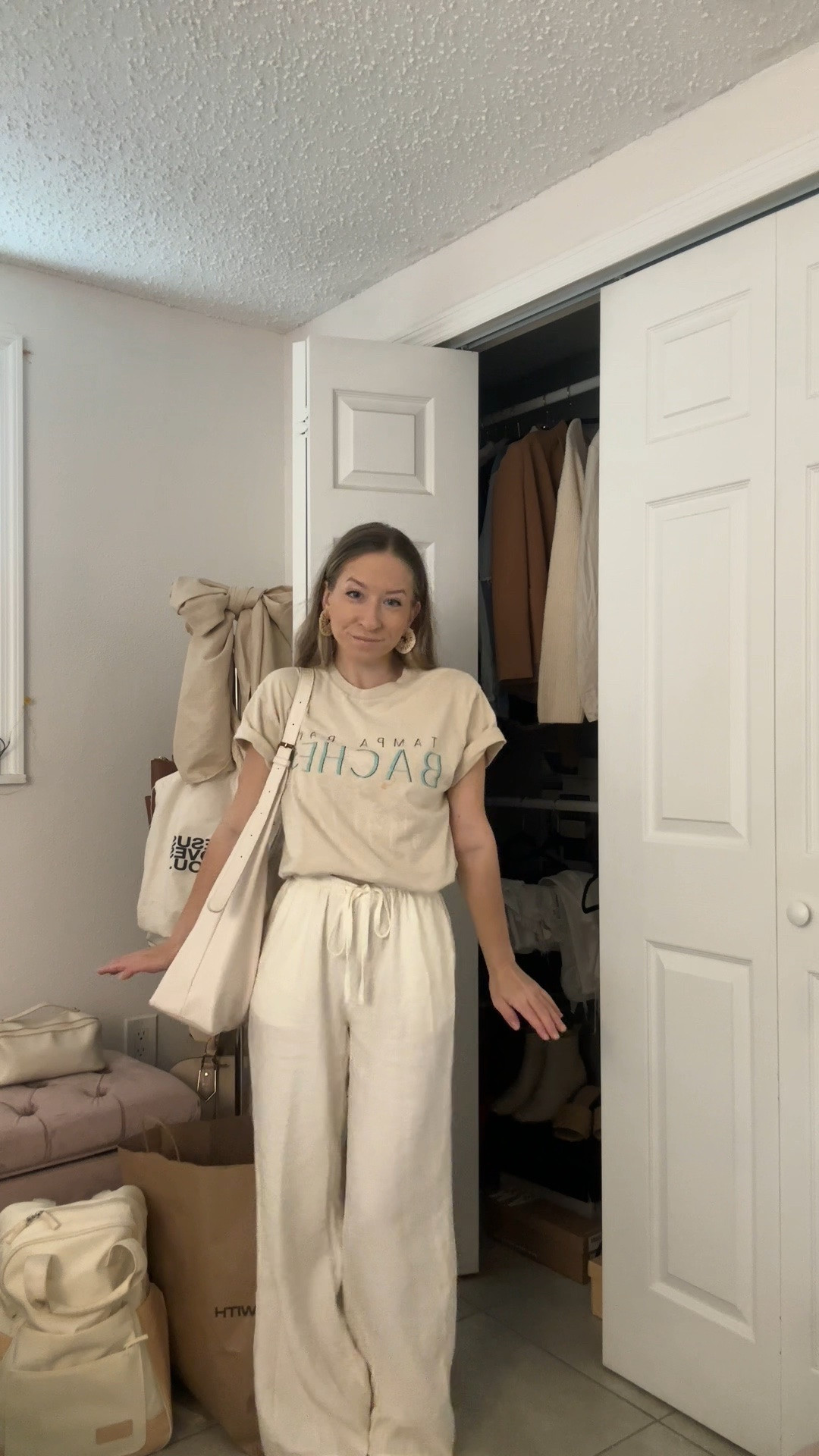 Casual spring linen pants outfit🤍

#LTKootd #LTKSeasonal