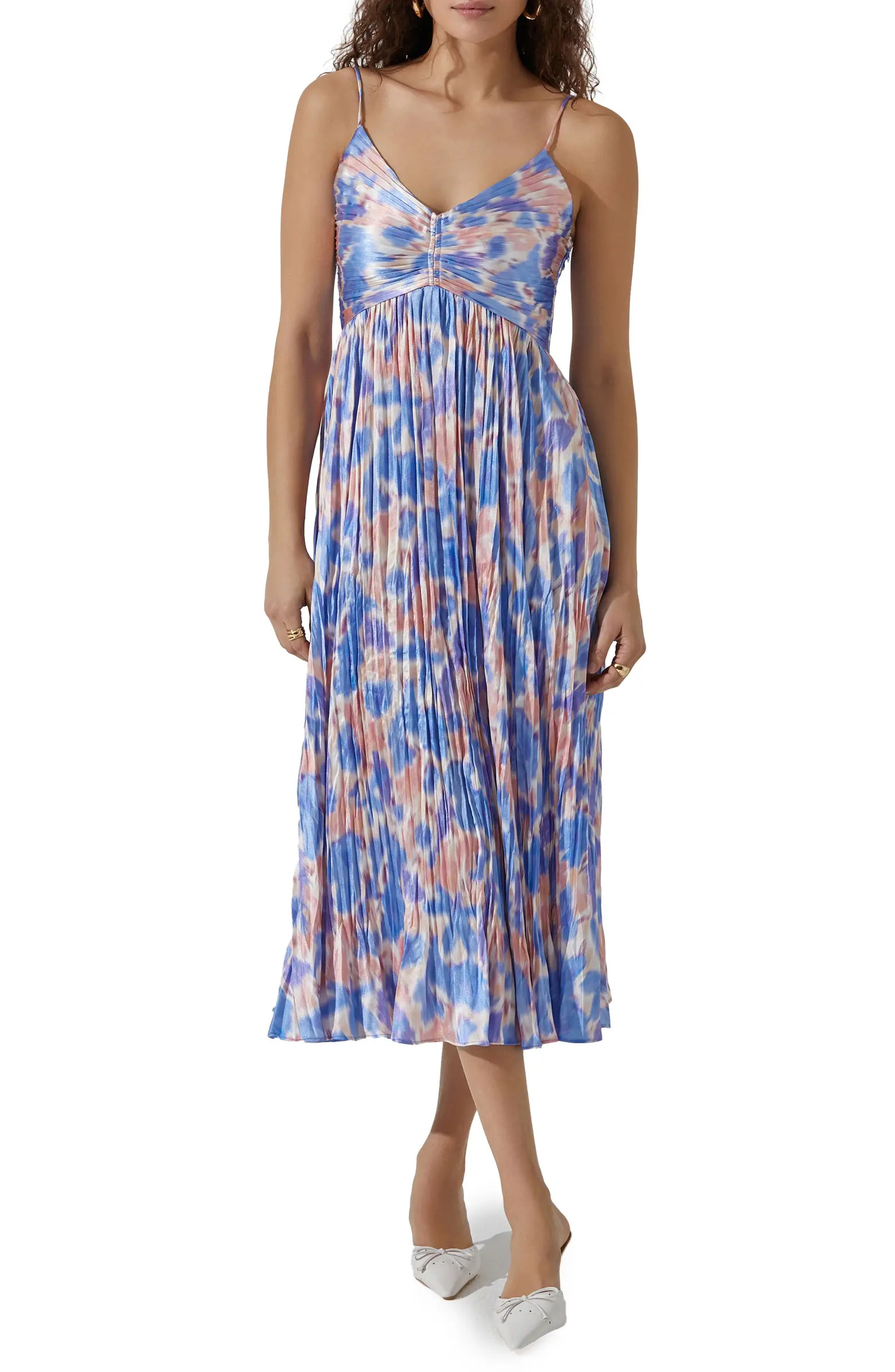ASTR the Label Maeve Floral Midi Sundress | Nordstrom | Nordstrom