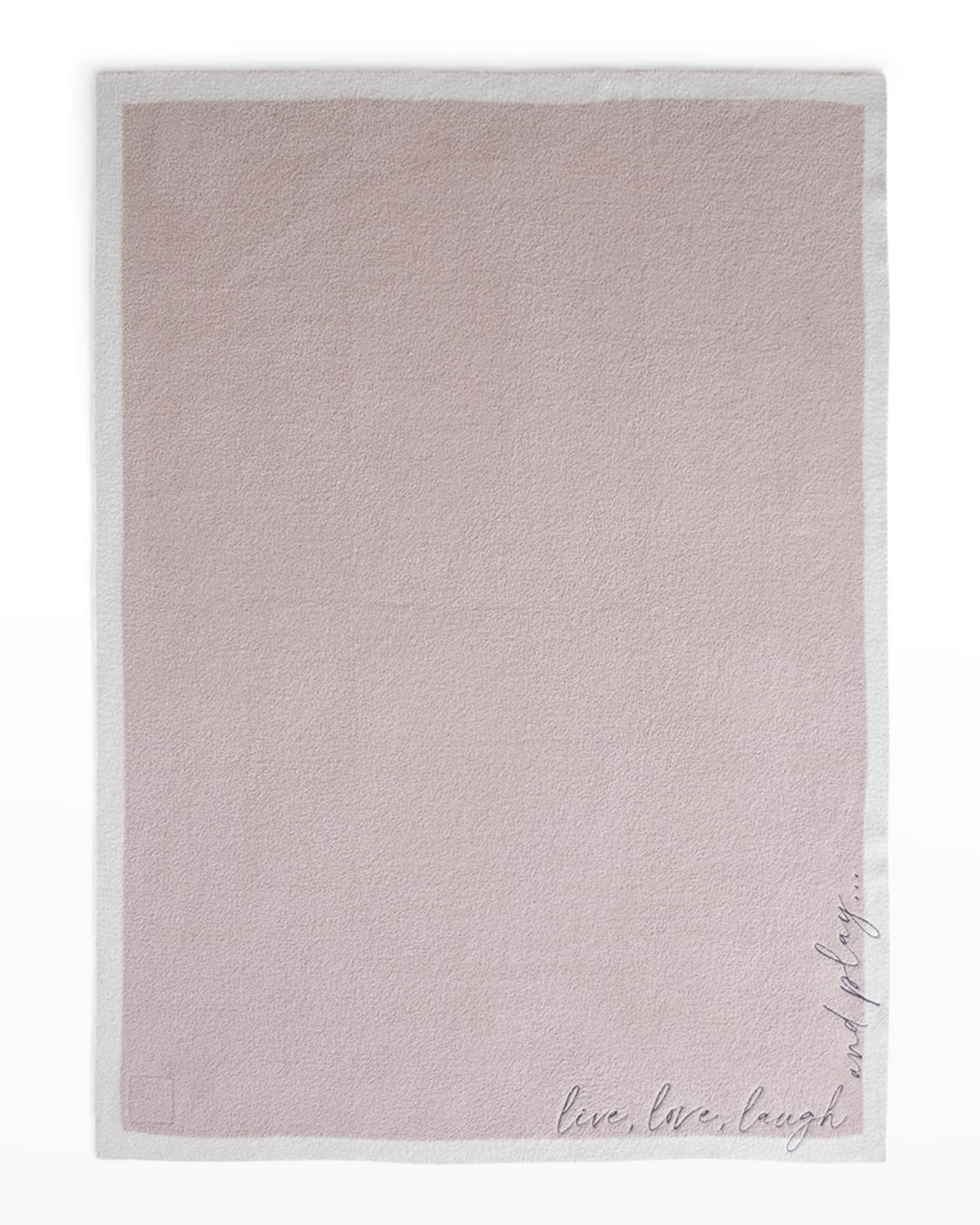 Barefoot Dreams Cozychic Inspiration Embroidered Blanket | Neiman Marcus