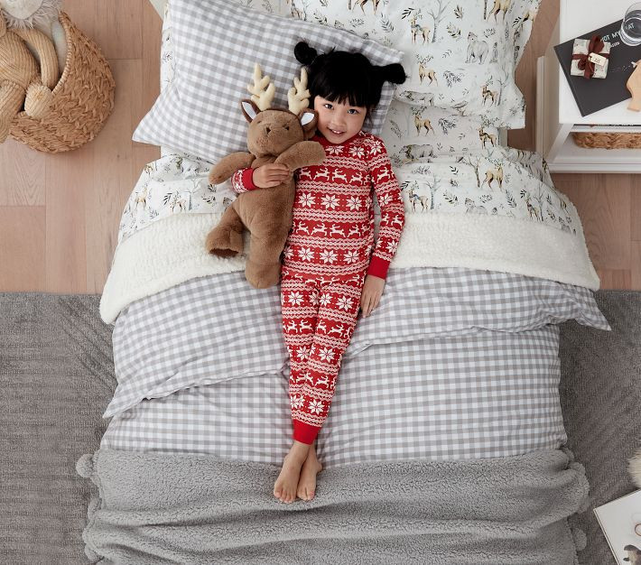 Classic Fair Isle Organic Pajama Set | Pottery Barn Kids | Pottery Barn Kids
