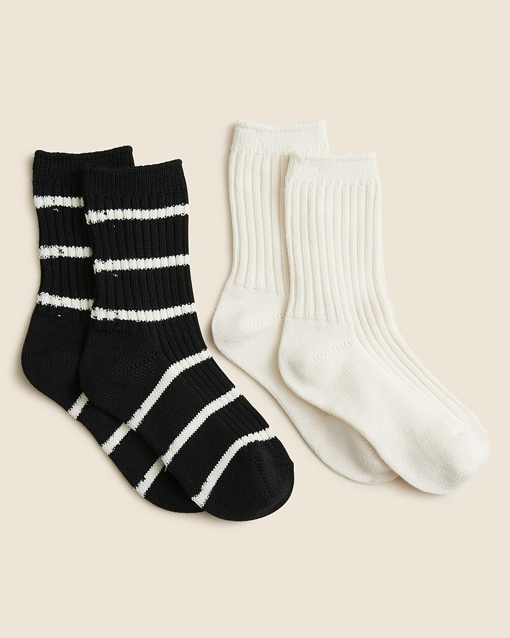 Kids' striped knit socks three-pack | J. Crew US