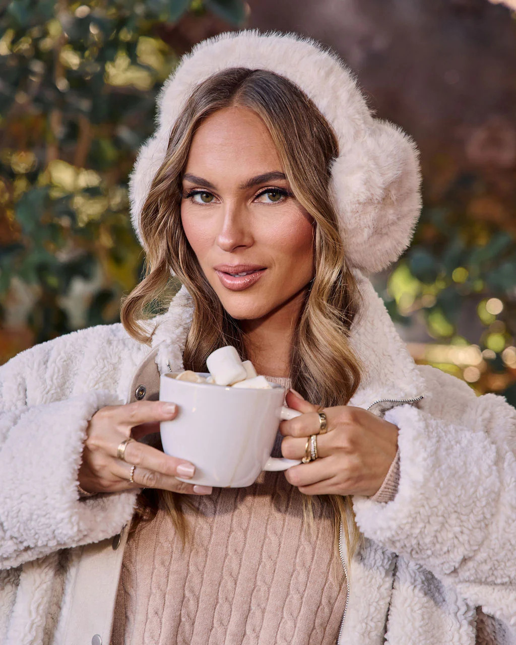 Iced Daydream Faux Fur Ear Muffs | VICI