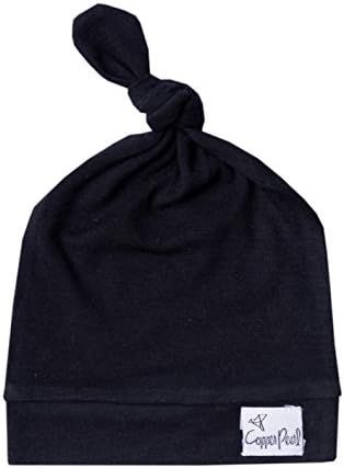 Copper Pearl Baby Beanie Hat Top Knot Stretchy Soft Midnight | Amazon (US)