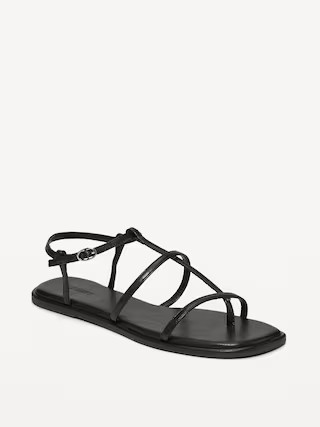 T-Bar Strappy Sandals for Women | Old Navy (US)