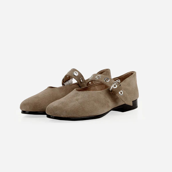 The BLVD Mary Jane Truffle Suede | Poppy Barley