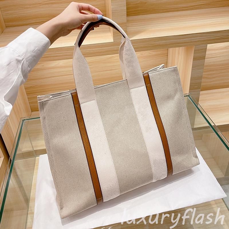 Woody Designer Canvas Tote Bag Women Shopping Bags Fashion 2022 Handbags Large-capacity Book Purs... | DHGate