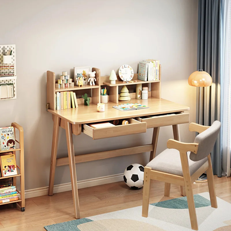 39.4" W Kids Writing Desk Learning Desk Set with Chair | Wayfair North America