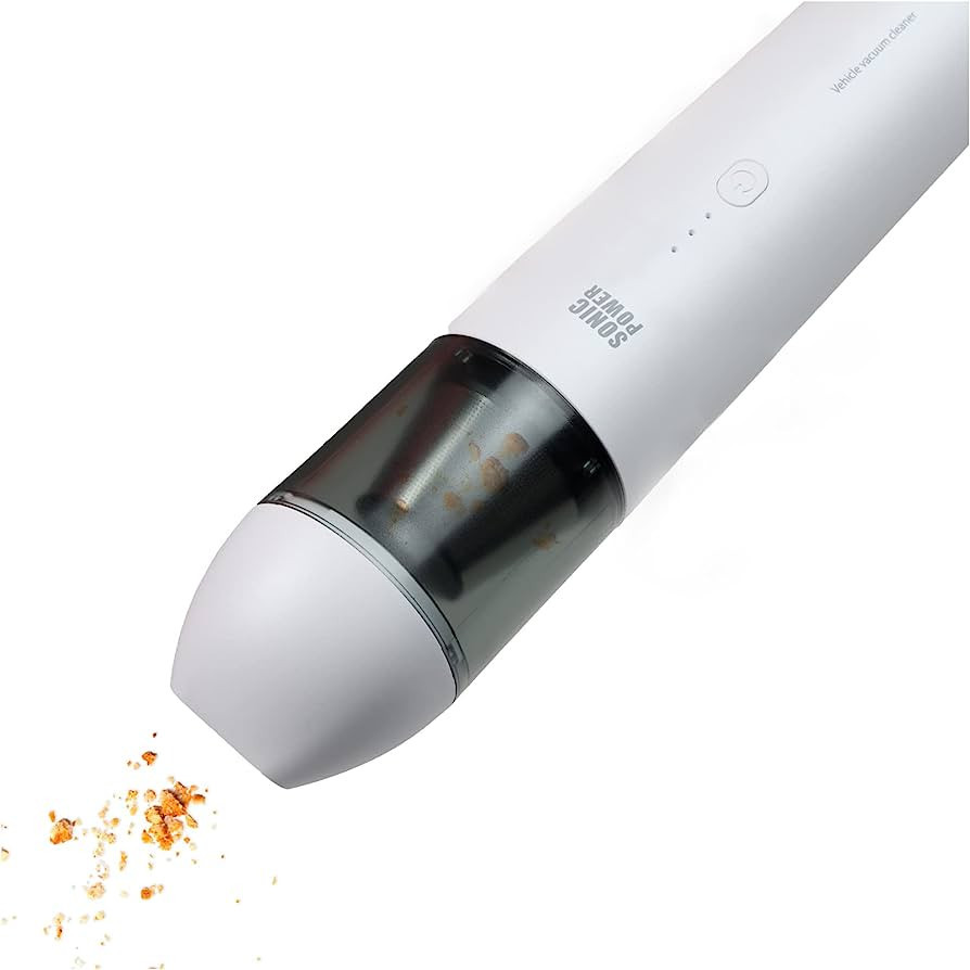 SonicPower Rechargeable Car Vacuum, 3 Mixed Use Attachments Included, Long Lasting Battery | Amazon (US)