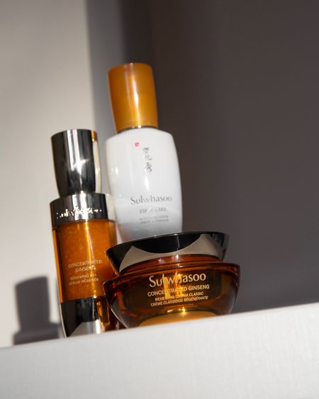 There are some skincare rituals that are not just a must, but imperative to long-life healthy skin! 🧡✨ My Korean mother introduced me to @sulwhasoo.official @sulwhasoo.us and I have been using their products since I was a teenager! Here’s an easy 3-step skincare routine to combat winter dryness and bring the ultimate glow to your skin:

Step 1: First Care Activating Serum
This is your first step to healthy radiance! Apply post-cleanse. This luxurious formula hydrates, nourishes, and visibly firms, while boosting absorption of subsequent products applied on top.

Step 2: Concentrated Ginseng Renewing Serum
This hydrating serum is formulated with thousands of Ginsenomics Capsules™ that dissolve immediately onto skin to help visibly improve wrinkles, promote a more lifted appearance, boost skin resilience, and more.

Step 3: Concentrated Ginseng Renewing Cream
Their newly improved anti-aging cream helps skin look firmer, smoother and more refreshed. Its silky-soft weightless yet hydrating texture absorbs quickly and provides hydration.

#sulwhasoo #kbeauty #koreanskincare #skincareroutine #dryskin #dryskincare 

#LTKbeauty #LTKSeasonal #LTKFind