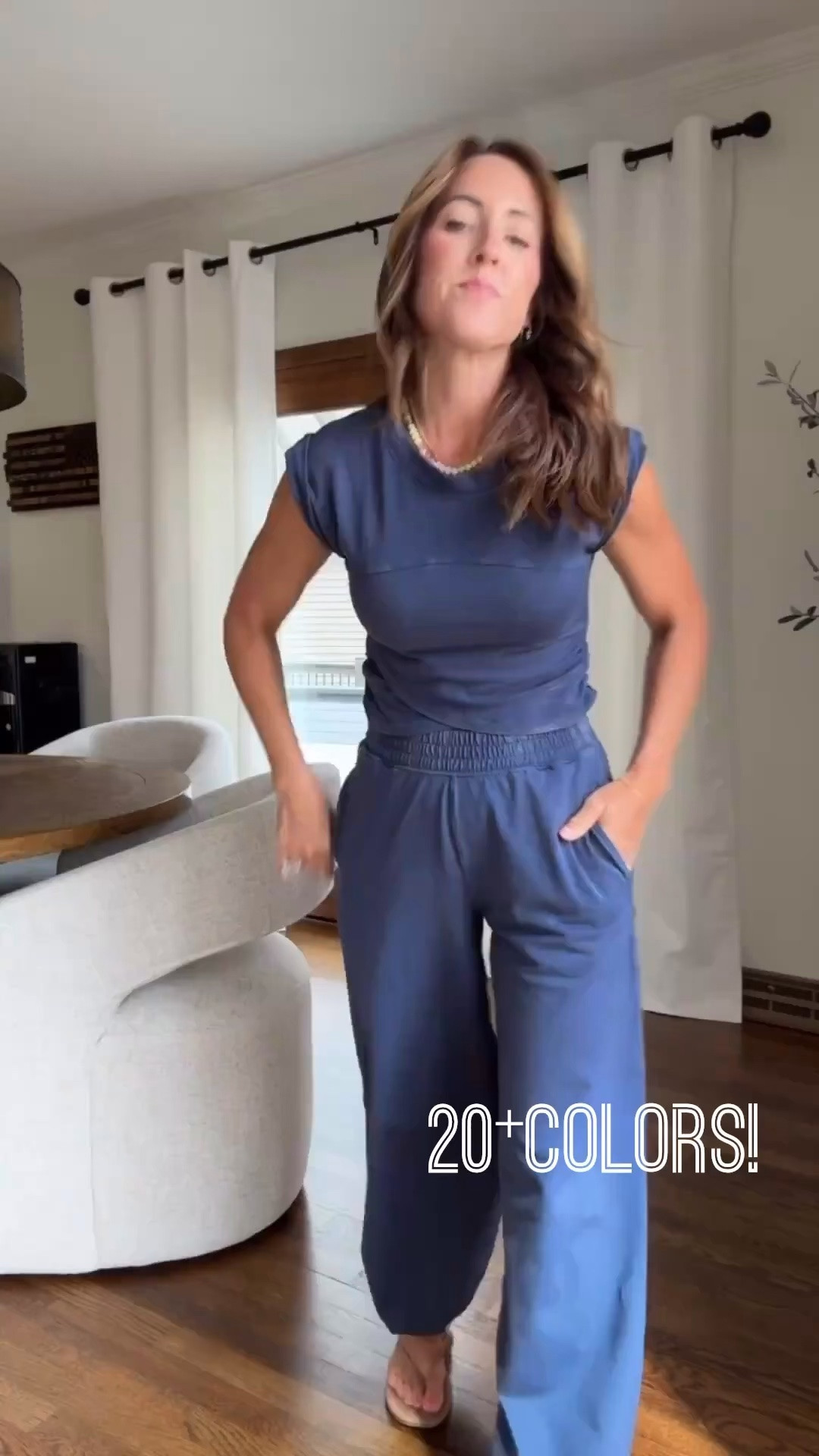 This matching set is a good one!! So comfortable and easy to wear. 
XS. I’m 5’3” 
20+ color ways!!

#LTKmomlife #LTKActive #LTKOver40