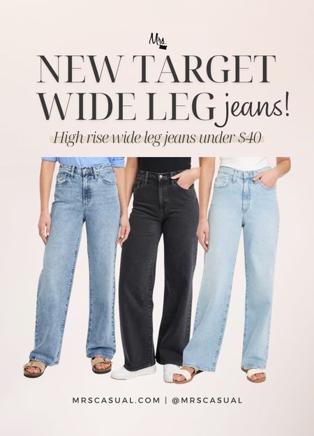 New Target wide leg jeans under $40 👏🏻

#LTKfindsunder50 #LTKSeasonal #LTKstyletip