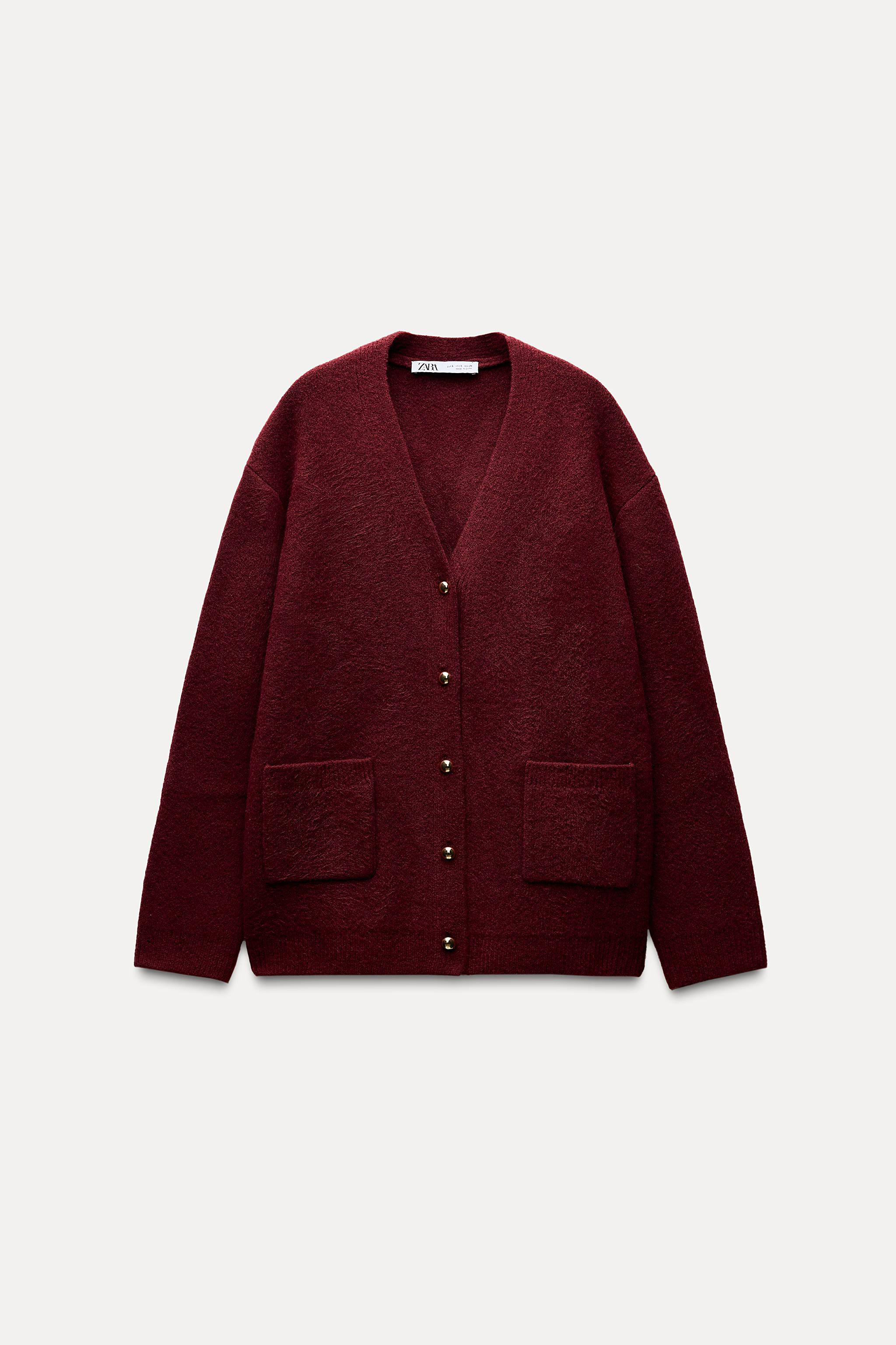 PLAIN KNIT CARDIGAN | Zara UK