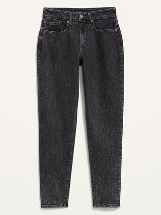 High-Waisted O.G. Straight Black-Wash Jeans for Women | Old Navy (US)