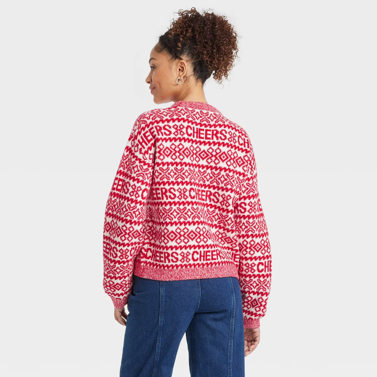 Women's Holiday Crewneck Pullover Sweater - A New Day™ | Target