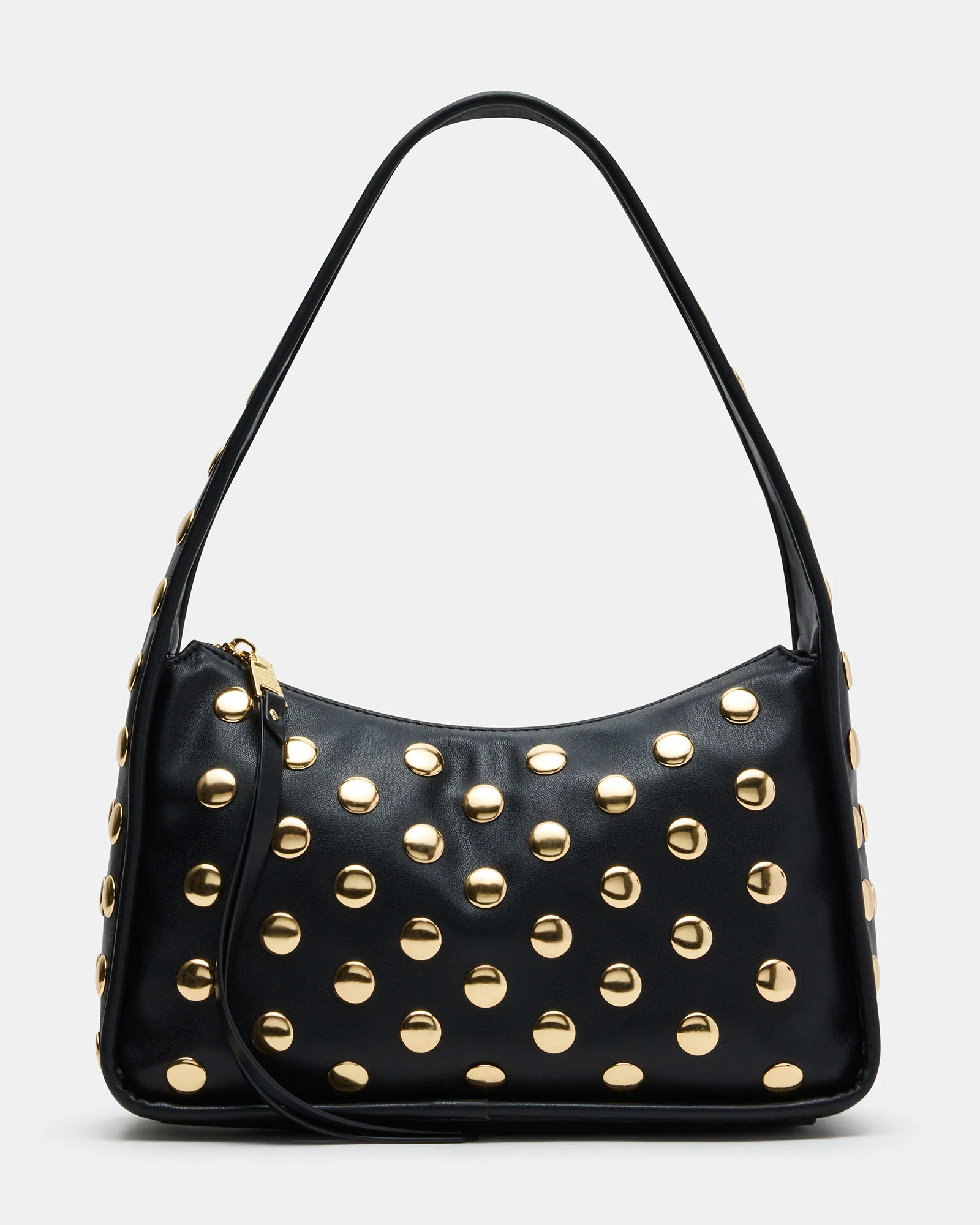 CHEYANN Bag Black Hobo Dome-Studded Shoulder Strap Women's Handbag | Steve Madden (US)