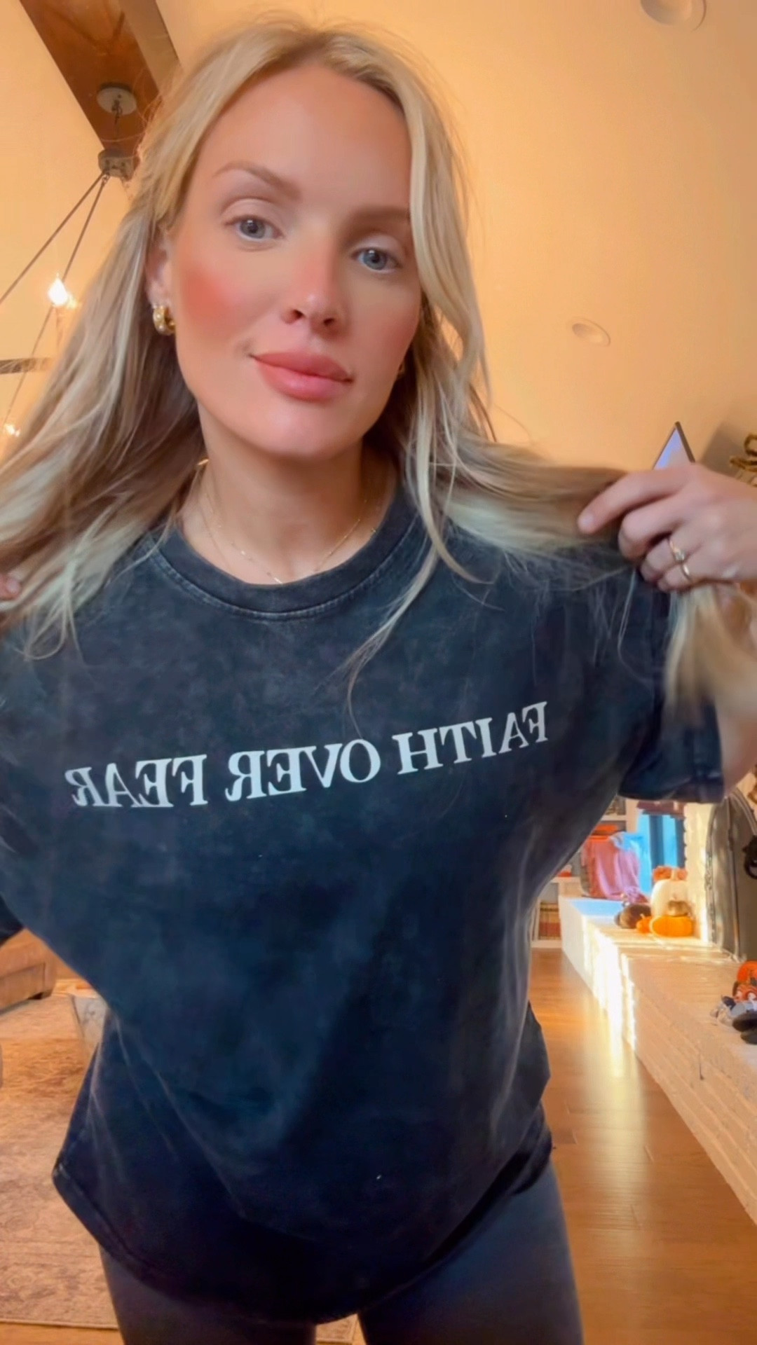 Rarely wear an oversized T but when I do, I like for it to send a message ✝️ 

#LTKVideo #LTKFindsUnder50 #LTKBump
