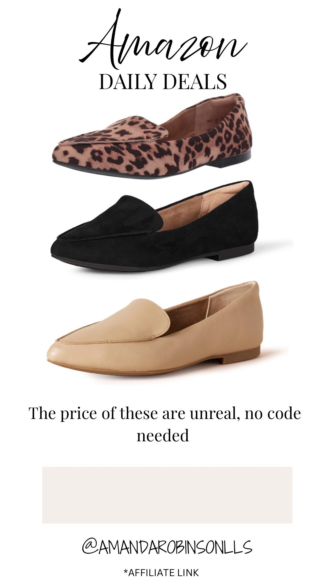 Amazon daily deals
Women’s Loafers

#LTKSaleAlert