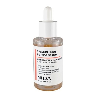 NIDA Salmon PDRN Peptide Serum - Salmon (1.69 oz) - Wake up your skin with the ultimate marine-powered bounce | Target