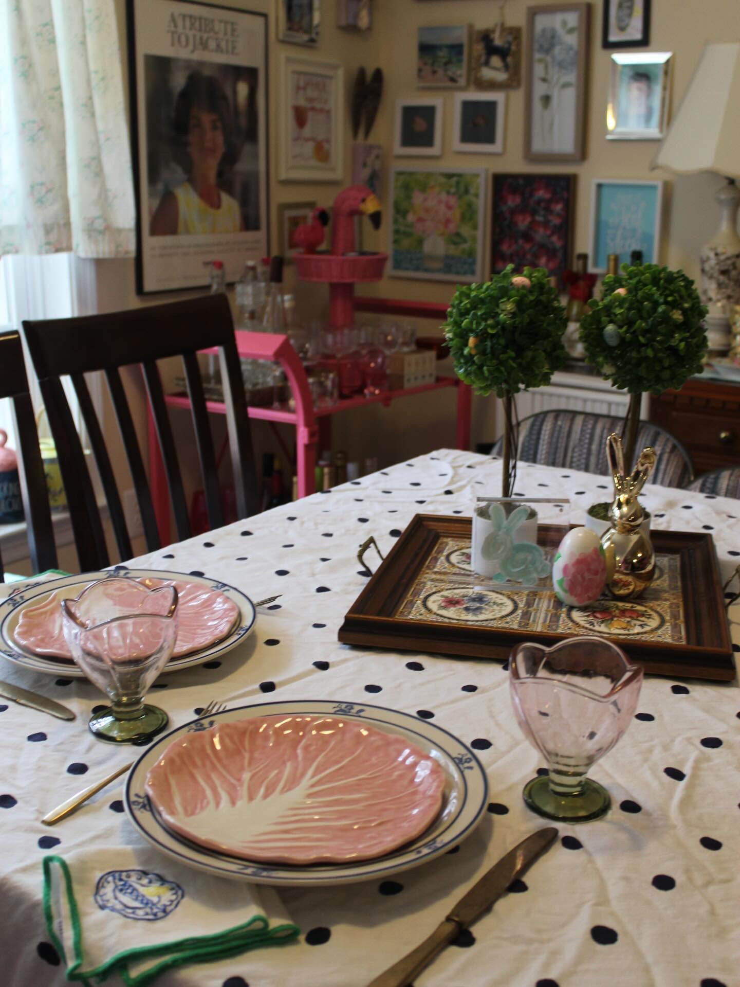 Spring has officially Sprung in my happy home with my latest Tablescape 🐣🌸 As always, everything’s linked in my @shop.ltk 💖

Spring table • spring tablescape • spring vibes • Easter 🐣 • Easter decorating • Easter decor • Easter decoration • tabletops • tablescapes • Tablescape ideas • spring decorating • grand millennial table decor • grand millennial tablecloth • spring table • grand millennial decor • grand millennial dining #thepinkchickadee #springtablescape

#LTKSeasonal #LTKspringtrends #LTKspring