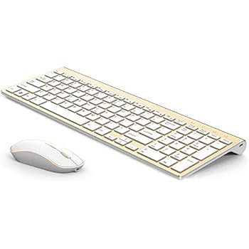 JOYACCESS Aluminum Wireless Keyboard and Mouse Combo,Slim Wireless Keyboard Mouse with Rechargeab... | Amazon (US)
