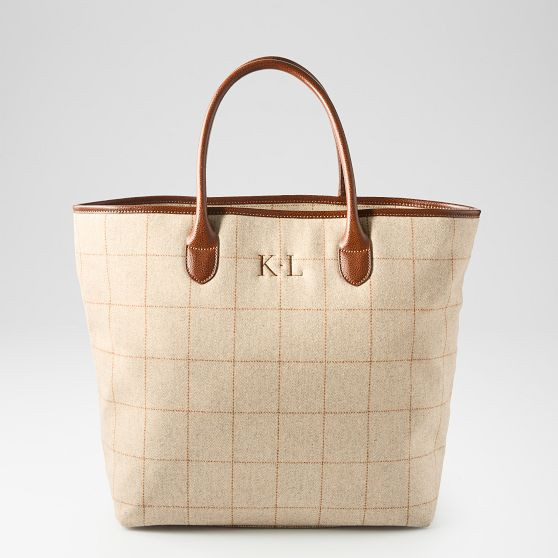 Sutton Plaid Travel Tote | Mark and Graham