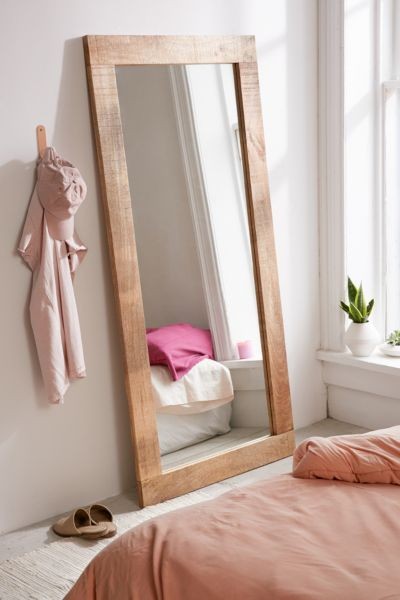 Ashton Mango Wood Mirror - Brown at Urban Outfitters | Urban Outfitters (US and RoW)