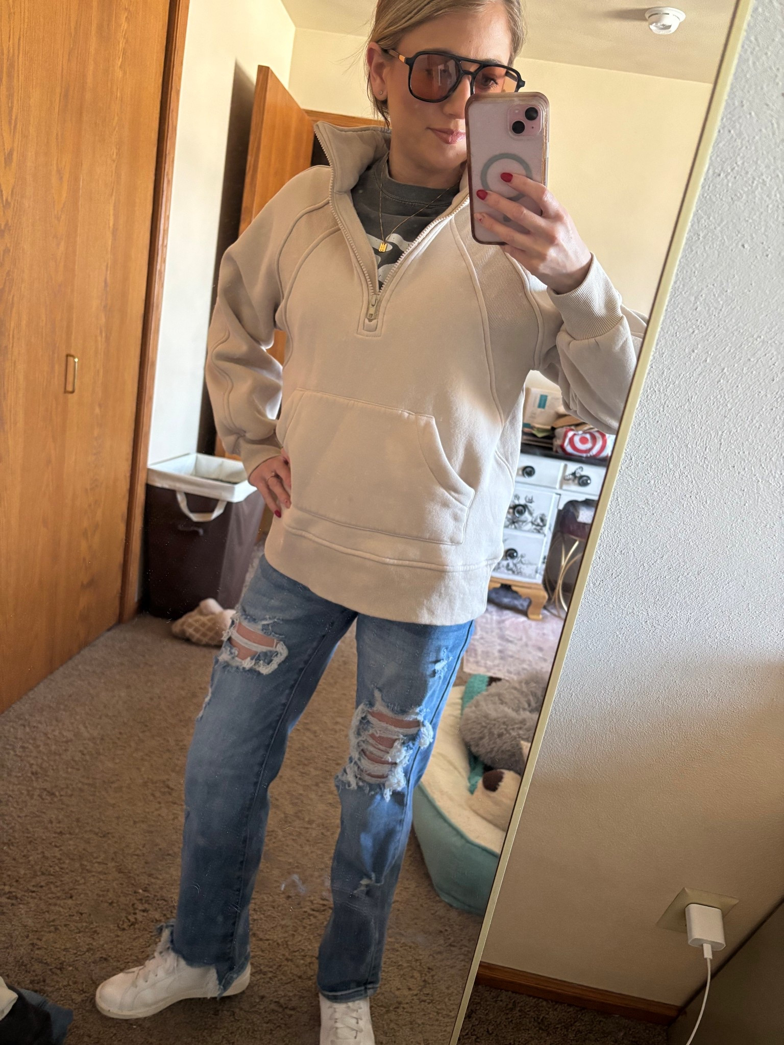 Fit of the day… it’s almost spring here in WI ☀️

#LTKspringtrends #LTKspring #LTKootd