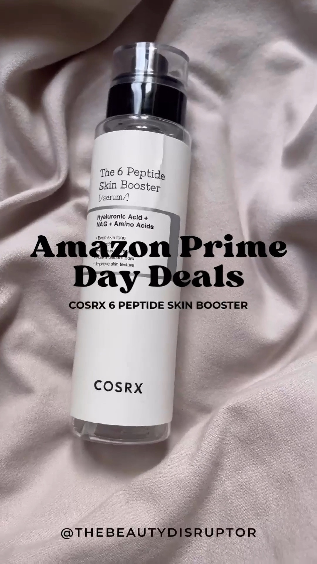 Discover the number one Korean Peptide Serum — COSRX The 6 Peptide Skin Booster

This top rated peptide serum is sought after by skincare enthusiasts worldwide. The 6 Peptide Skin Booster has a potent cocktail of peptides that work to improve skin texture, even skin tone, boost skin elasticity and brighten the skin. 

This is the perfect product to add to your anti-aging skincare routine, as it effectively combats the visible signs of aging. And there’s no better time to give this product a try. It’s 24% off during Amazon Prime Day, so you don’t want to miss out on this amazing deal! ✨

#LTKBeauty #LTKSaleAlert