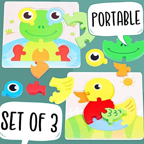 Jaques of London Wooden Animal Puzzle for Kids | Quality Wooden Jigsaw for 3 Year Olds | Perfect Woo | Amazon (UK)