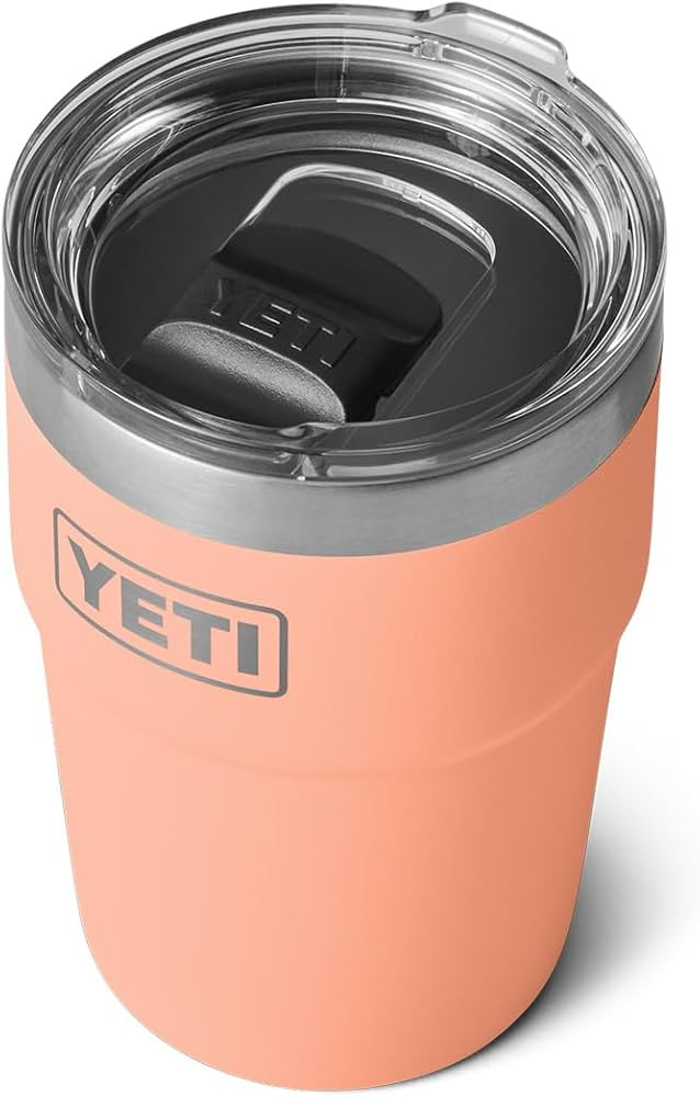 YETI Rambler 16 oz Stackable Tumbler, Vacuum Insulated, Stainless Steel with MagSlider Lid | Amazon (US)