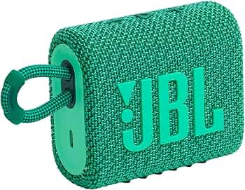 JBL Go 3 Eco - Portable Mini Bluetooth Speaker, big audio and punchy bass, IP67 waterproof and du... | Amazon (US)