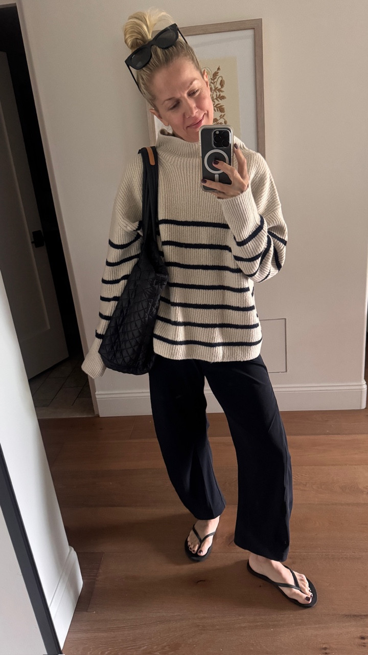 Obsessed with the Ruti barrel pant!

Gretchen wore this outfit in her recent trip to Ojai. This pant can be dressed up or down! Wear with sneakers, flip flops or a flat. It truly removes 5 lbs and is actually a flattering barrel. 

Runs trs. Gretchen in a 6 here. She is 5’7."

#LTKOver40 #LTKStyleTip #LTKSeasonal