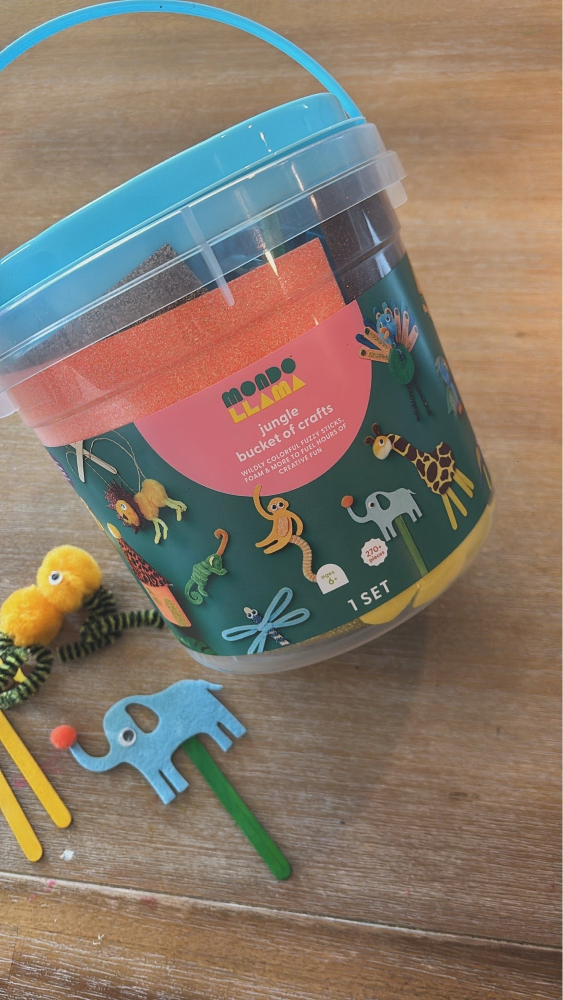 @Target jungle bucket of crafts $10! 

#toddleractivities #toddlers #targetkids #targetmondollama #mondollama #toddlermusthaves #toddlercrafts #toddlerfinds #targetfinds

#LTKmomlife #LTKKids #LTKSeasonal