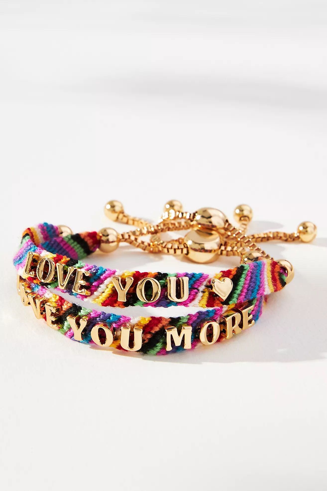 BaubleBar Mommy & Me Love You Bracelets, Set of 2 | Anthropologie (US)