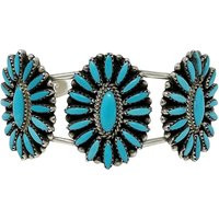 George Gasper, Bracelet, Cluster, Sleeping Beauty Turquoise, Zuni Made, 7 | Etsy (US)