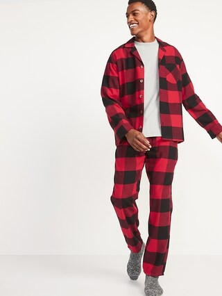 Matching Plaid Flannel Pajama Set for Men | Old Navy (US)