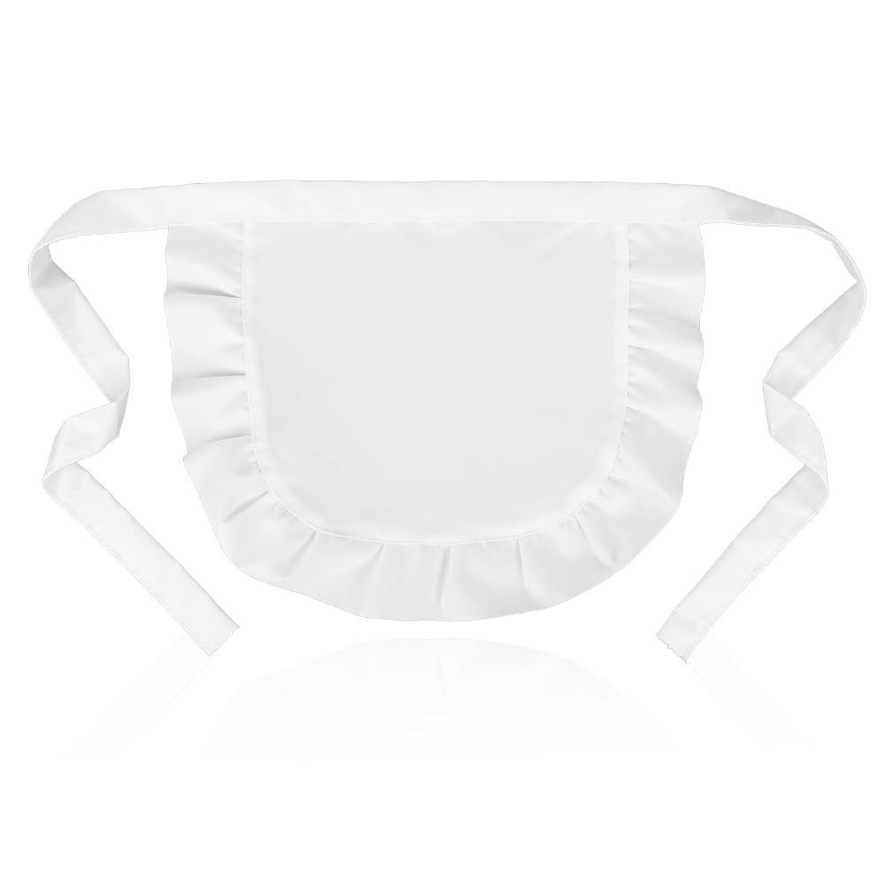 Cosplay Waist Apron, White Cosplay Waist Apron Puffy Tight Costume Half Apron White Apron Party C... | Amazon (US)