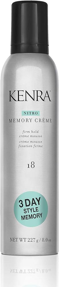 Kenra Nitro Memory Crème 18 | Firm Hold Crème Mousse | 3 Day Style Memory | 1st Nitrogen Crème... | Amazon (US)