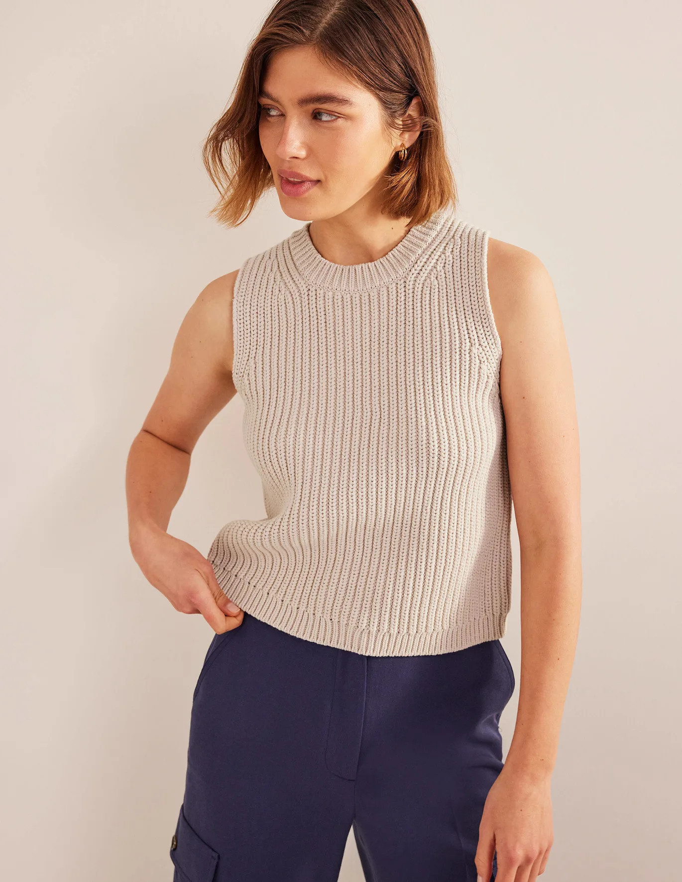 Chunky Ribbed Tank | Boden (US)