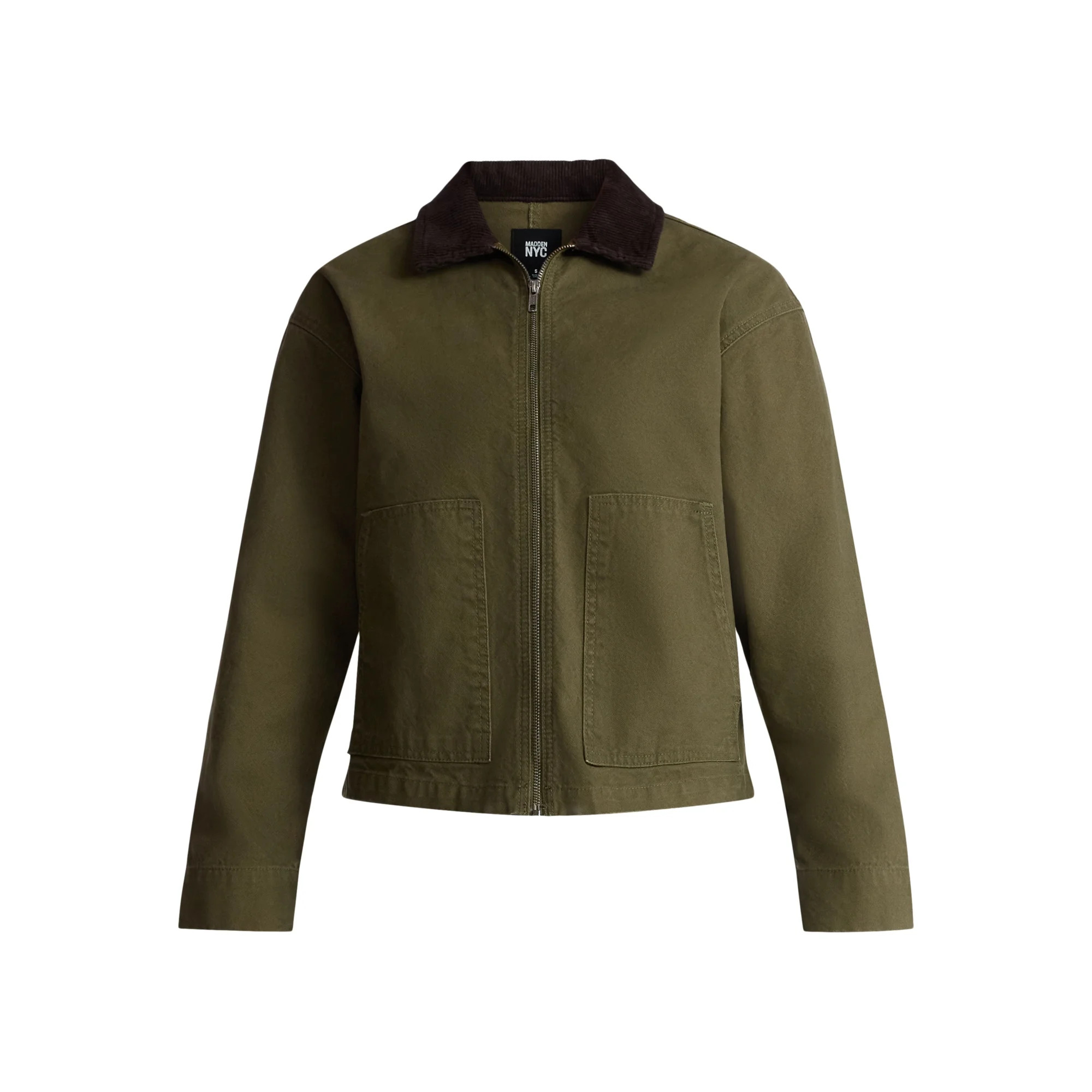 Madden NYC Women's Cotton Canvas Utility Jacket, Sizes XXS-XXL | Walmart (US)