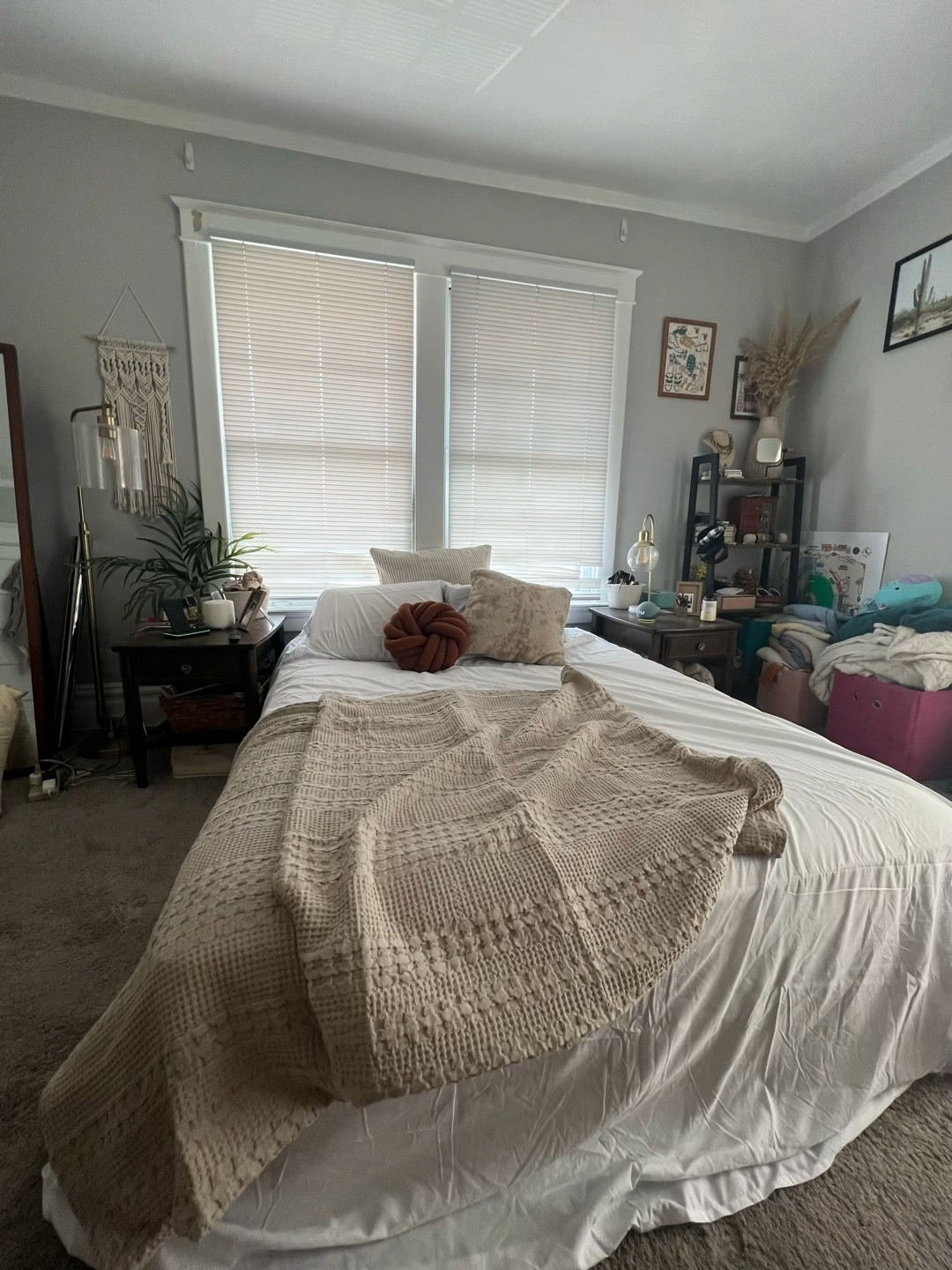 Little bed refresh! Wasn’t feeling the bright orange anymore so flipping it out for some neutrals! Boho themed bedding, neutral colors, beige bedding. 

#LTKhome #LTKunder100 #LTKstyletip