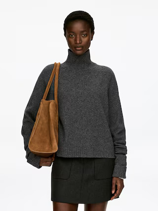 Roll-Neck Wool Jumper | Arket UK