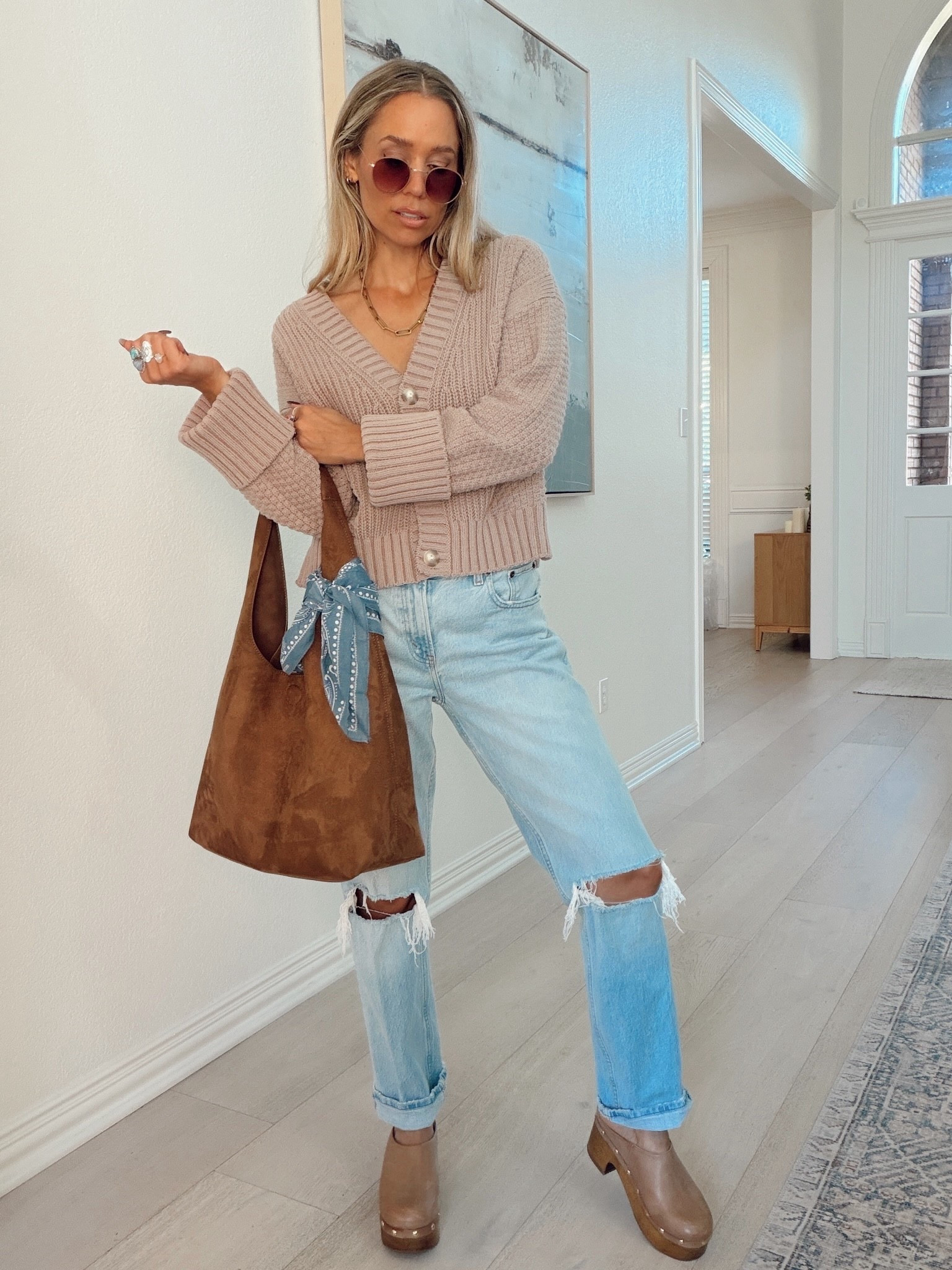 The perfect fall staple outfit. 

Sweater: size s / my tts 
I just bought the green color too! 

#LTKItBag #LTKShoeCrush #LTKStyleTip