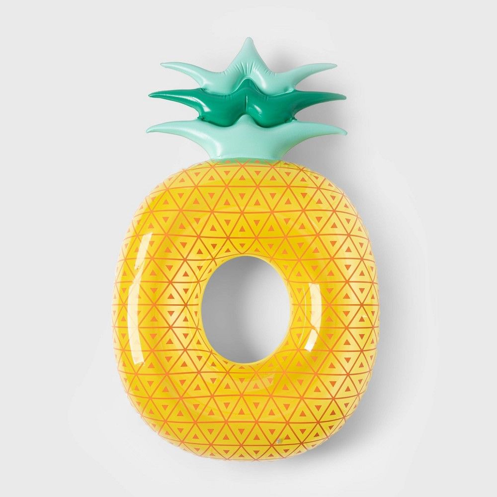 Pineapple Pool Float Yellow - Sun Squad | Target