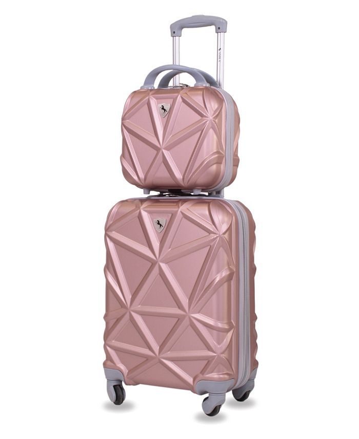 AMKA Gem 2-Pc. Carry-On Hardside Cosmetic Luggage Set & Reviews - Luggage Sets - Luggage - Macy's | Macys (US)