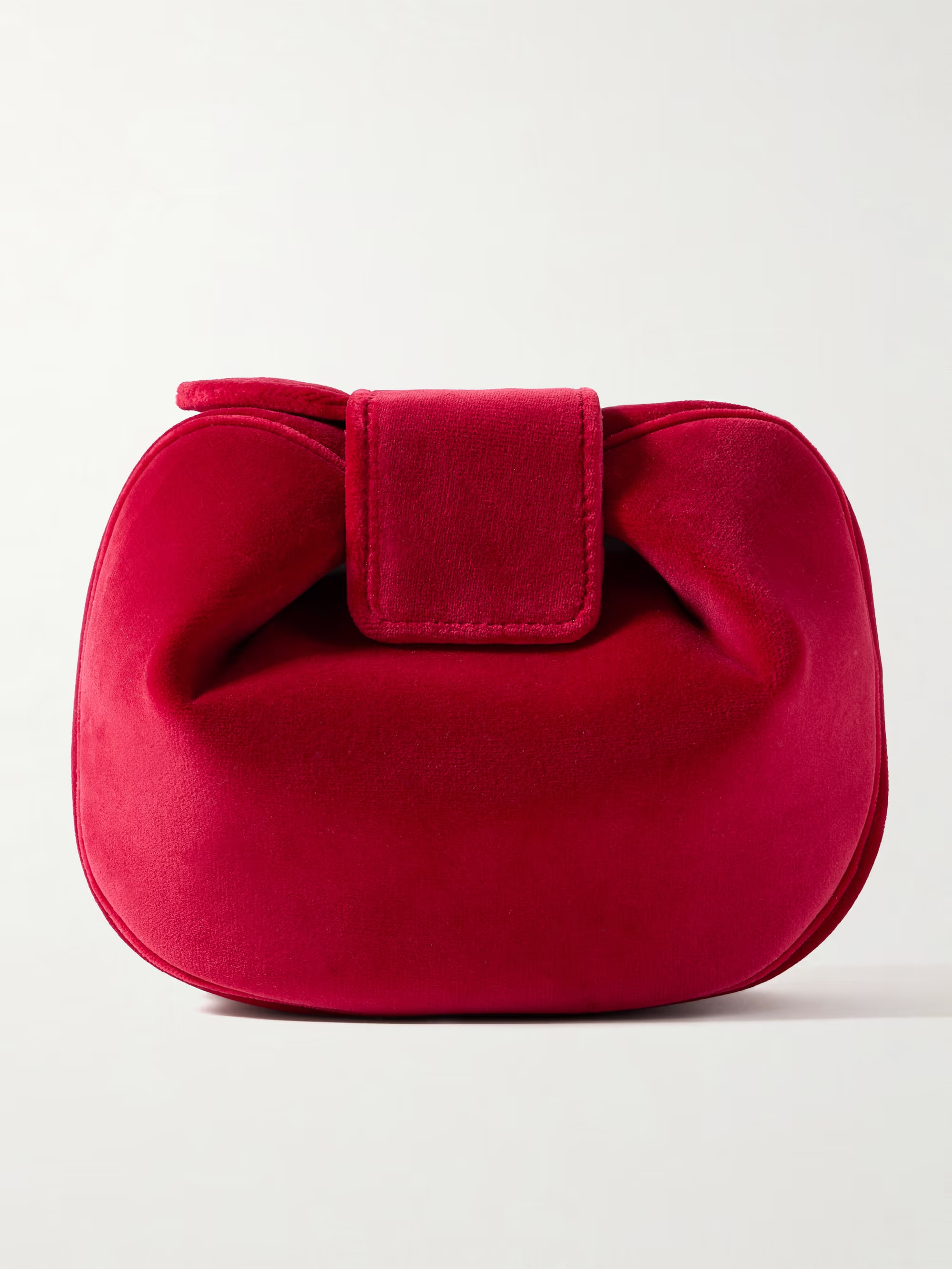 Soft Demi velvet clutch | NET-A-PORTER (US)