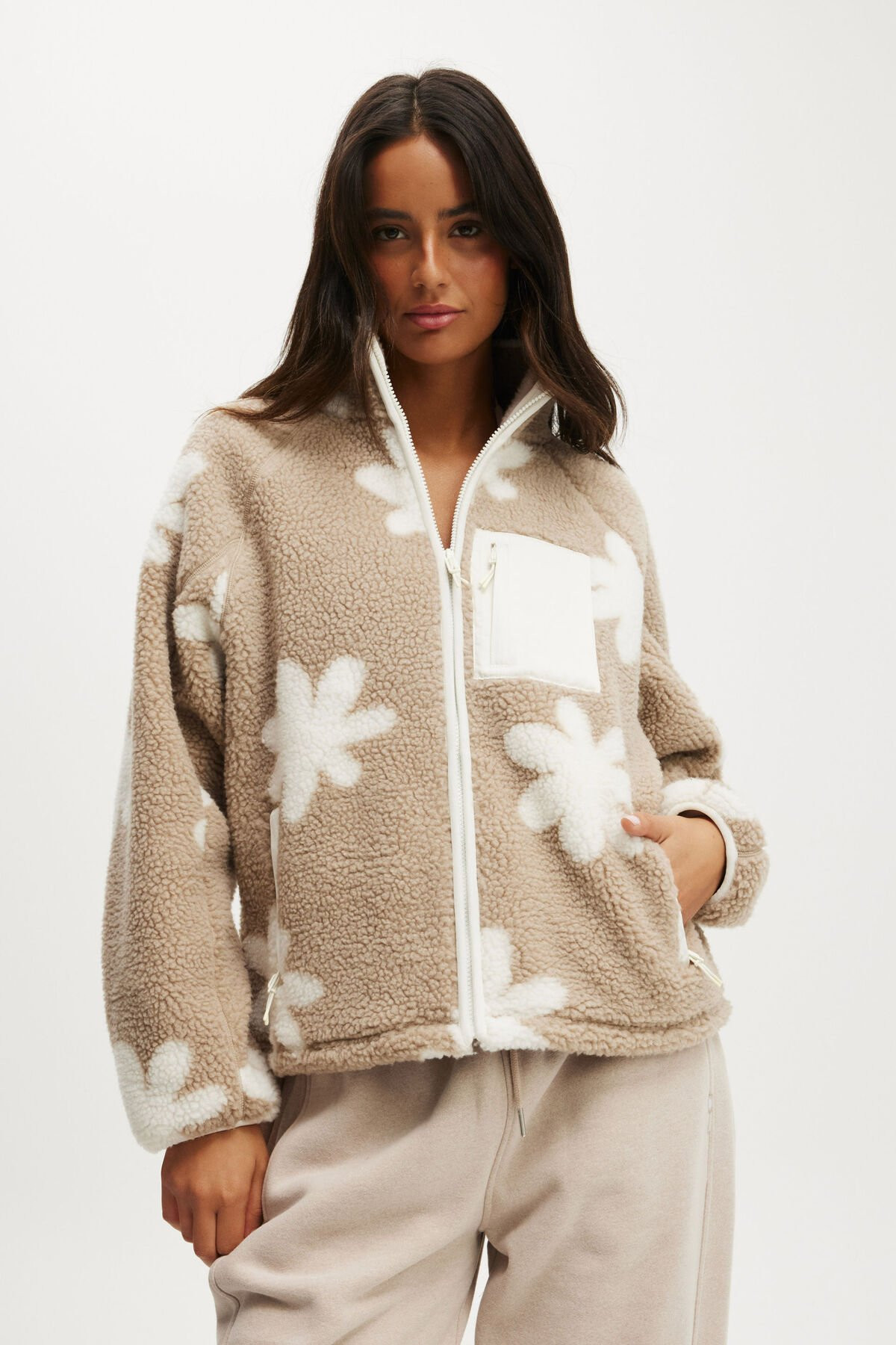 Trail Sherpa Zip Through | Cotton On (US)