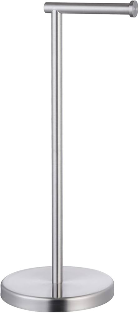 KES Toilet Paper Holder Stand SUS 304 Stainless Steel Rustproof Pedestal Lavatory Tissue Roll Hol... | Amazon (US)