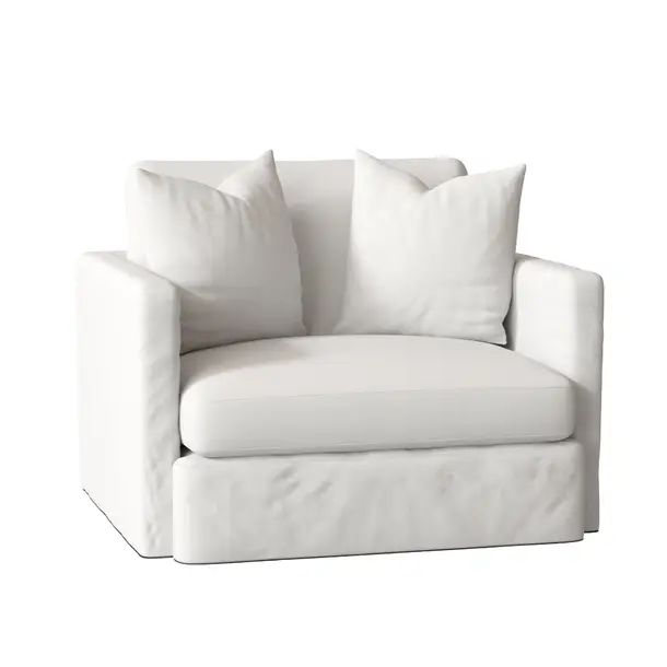 Kian Upholstered Slipcovered Armchair | Wayfair North America