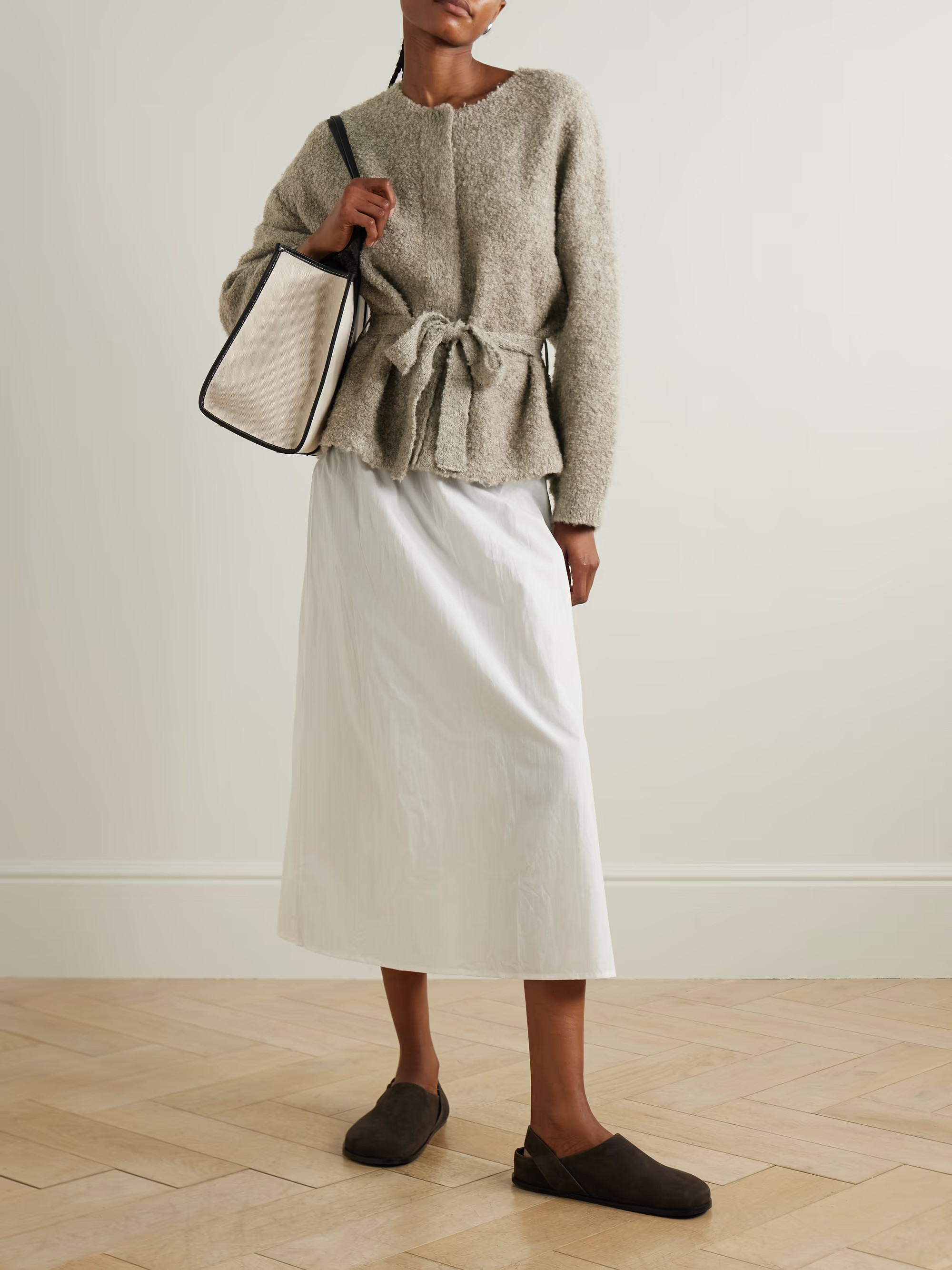 Pod belted bouclé cardigan | NET-A-PORTER (UK & EU)